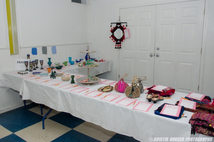 Items up for bid at the Kabultec 2016 benefit dinner.