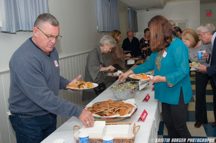Buffet at the Kabultec 2016 benefit dinner.