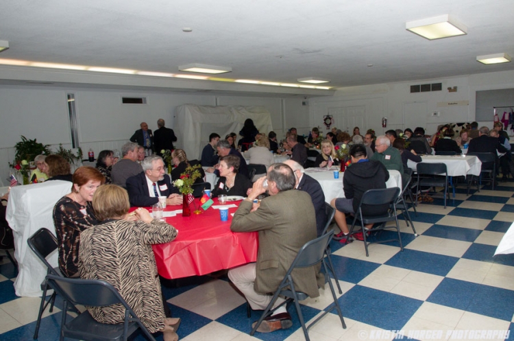 Dining room at the Kabultec 2016 benefit dinner.