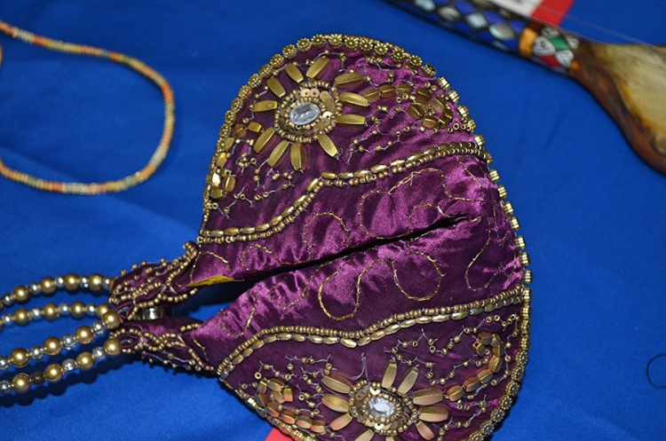 Afghan handicrafts for auction at the 2017 Kabultec Benefit Dinner.