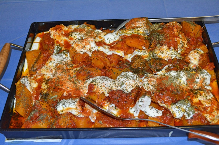 Afghan dish from the event: boranee kadu.